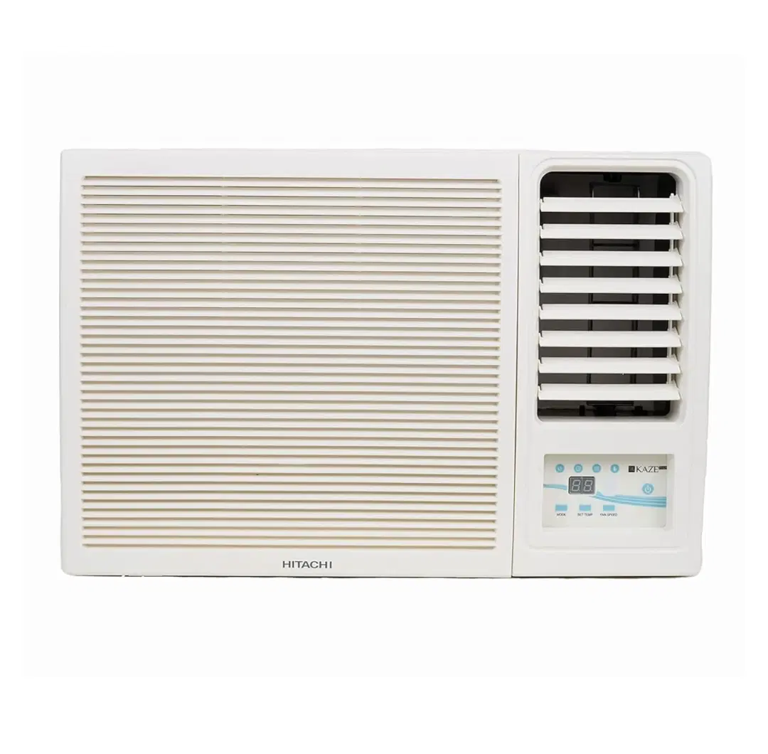 Hitachi 1 Ton 2 Star Window AC (Copper, Dust Filter, 2021 Model, RAW312HEDO, White)