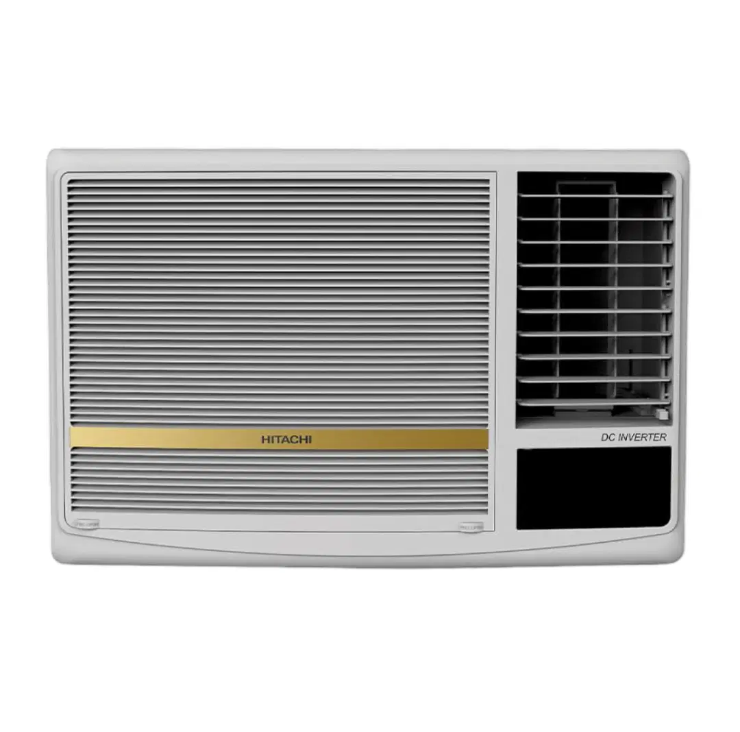 Hitachi Shizuka 1.5 Ton Class 5 Star, Window Inverter AC (100% Copper, 100% cooling at 43 degree Celsius, RAW518HHEO, White)