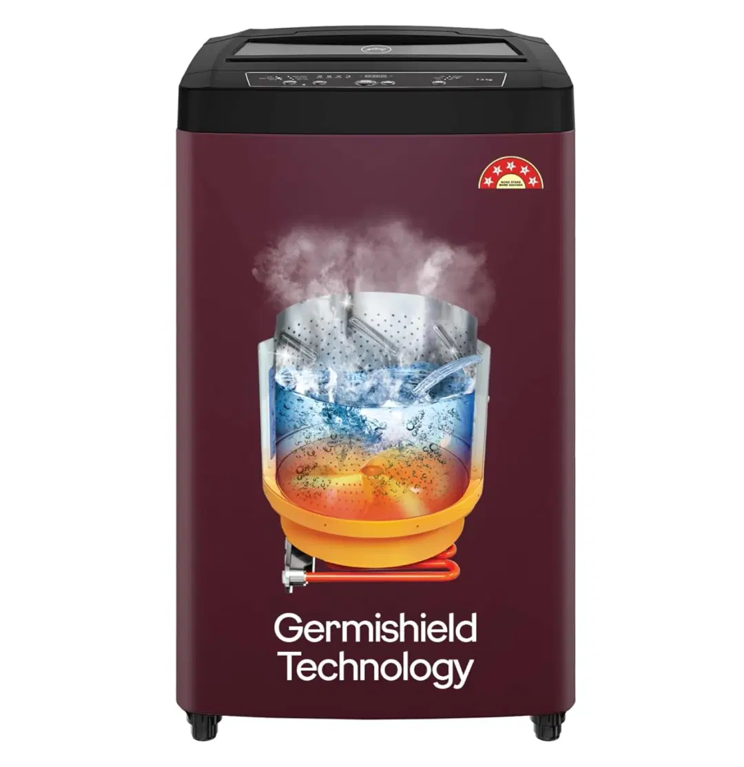 Godrej 7.5Kg 5 Star Inverter Fully Automatic Top Load Washing Machine AURD