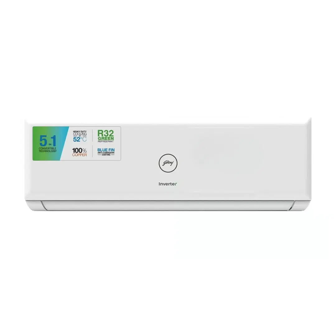 Godrej Ton (3 Star Inverter) Split AC with 5in1 Convert Technology SIC18TTC3WYQ