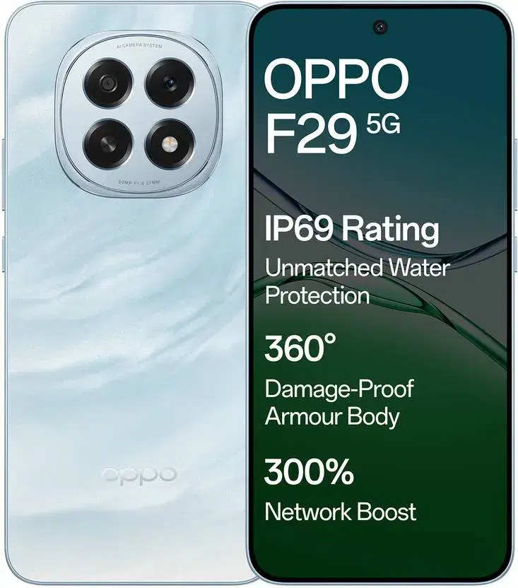 Oppo F29 5G (Glacier Blue, 128 GB) (8 GB RAM)