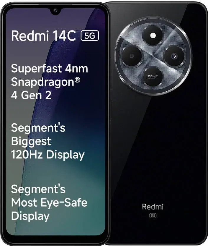 Redmi 14C 5G (Stargaze Black, 128 GB) (4 GB RAM)