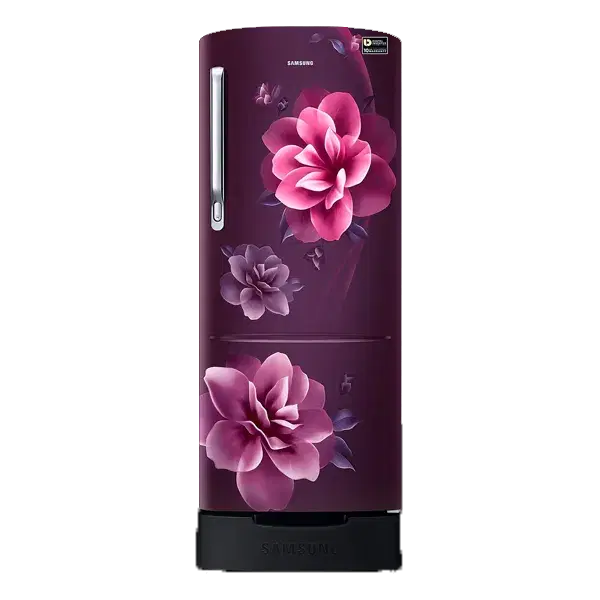 Samsung RR24C2723CR/NL 223L Direct Cool Single Door Refrigerator with Digital Inverter Compressor, 3-Star – Camellia Purple