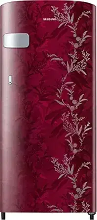 Samsung 183 L Direct Cool Single Door 1 Star Refrigerator (Mystic Overlay Red, RR19C2YCZ6R/NL)