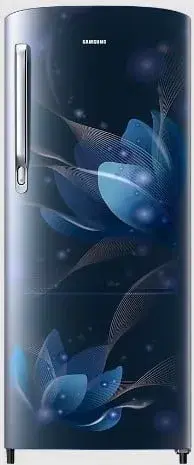 Samsung 183 Liters 2 Star Single Door Fridge (Blooming Saffron Blue, RR20C2712U8)