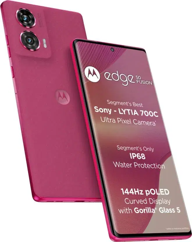 Motorola Edge 50 Fusion (Hot Pink, 128 GB) (8 GB RAM)