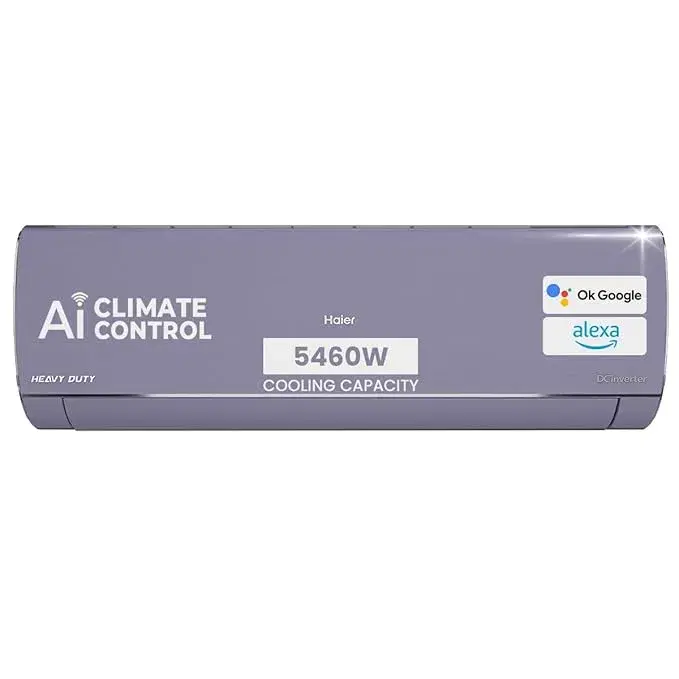 Haier 1.6 Ton 5 Star AI Climate Control Smart Split AC – Galaxy Slate (HSU19G-MZAID5BN-INV)