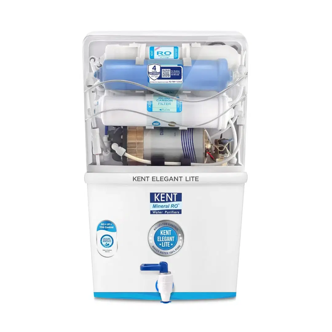 Kent Elegant Lite 8 L RO + UF + TDS Water Purifier (White)
